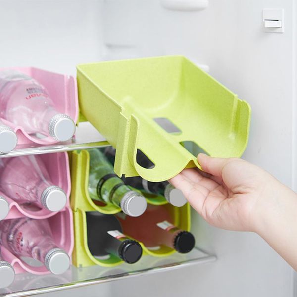 hooks & rails refrigerator drawer beverage storage box can dispenser anti-fall rack glass beer bottle stackable drink holder
hooks & rails refrigerator drawer beverage storage box can dispenser anti-fall rack glass beer bottle stackable drink holder