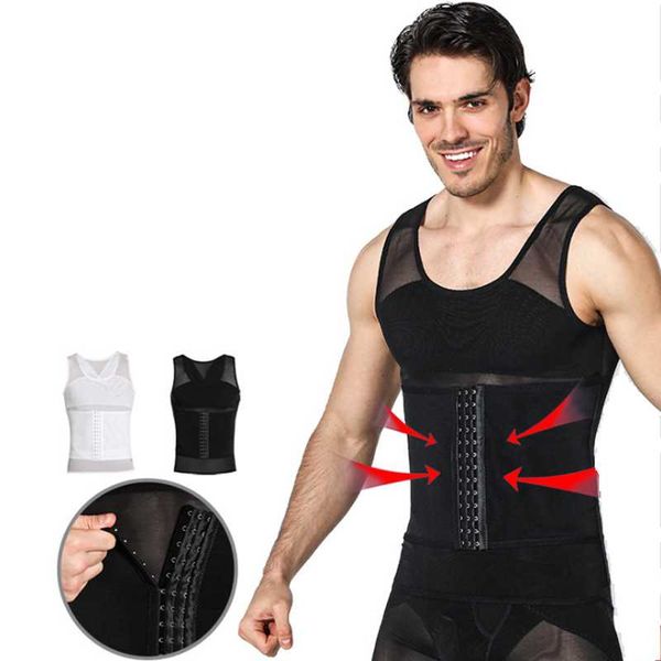 gym clothing men shapewear hook eye closure adjustable tummy control vest waist trainer slimming abdomen tank breathable mesh body shape, White;black
gym clothing men shapewear hook eye closure adjustable tummy control vest waist trainer slimming abdomen tank breathable mesh body shape, White;black