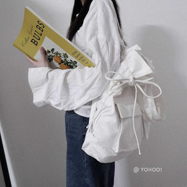 school bags for women backpack white shoulder canvas bag mochila bolsa 
school bags for women backpack white shoulder canvas bag mochila bolsa