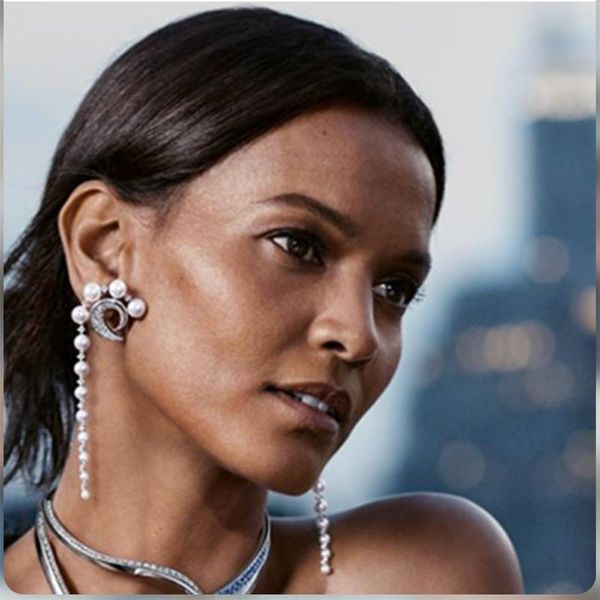 godki new charms luxury simulate pearl earring for women full mirco zircon paved crystal cz dubai bridal earring fashion jewelry, Silver
godki new charms luxury simulate pearl earring for women full mirco zircon paved crystal cz dubai bridal earring fashion jewelry, Silver