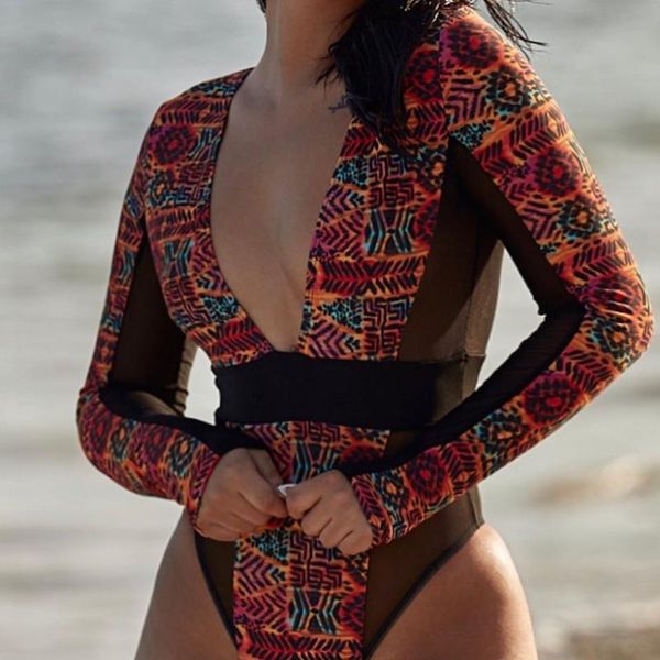 new deep v neck one piece swimsuit african swimwear women long sleeve bodysuit bathing suit monokini swimsuit
new deep v neck one piece swimsuit african swimwear women long sleeve bodysuit bathing suit monokini swimsuit