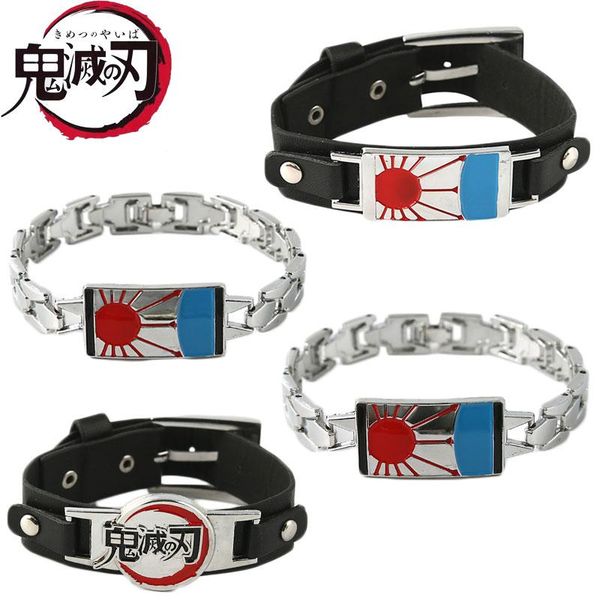 charm bracelets anime demon slayer kimetsu no yaiba bracelet weave bangle kamado tanjirou metal punk leather for men women jewelry gift, Golden;silver
charm bracelets anime demon slayer kimetsu no yaiba bracelet weave bangle kamado tanjirou metal punk leather for men women jewelry gift, Golden;silver