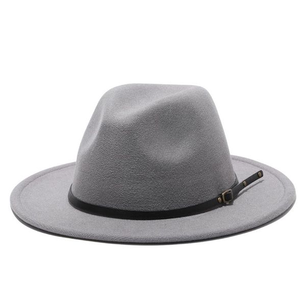 wide brim hats fedora hat women band belt classic black white felted men formal vintage solid color felt winter, Blue;gray
wide brim hats fedora hat women band belt classic black white felted men formal vintage solid color felt winter, Blue;gray