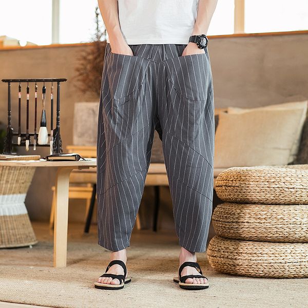 new striped harem joggers drawstring drop-crotch trousers 2021 loose cotton linen casual men pants streetwear dvpb auhj, Black
new striped harem joggers drawstring drop-crotch trousers 2021 loose cotton linen casual men pants streetwear dvpb auhj, Black