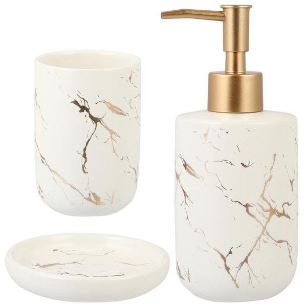 bath accessory set 3pcs decorative soap dispenser toothbrush cup dish bathroom accessories
bath accessory set 3pcs decorative soap dispenser toothbrush cup dish bathroom accessories