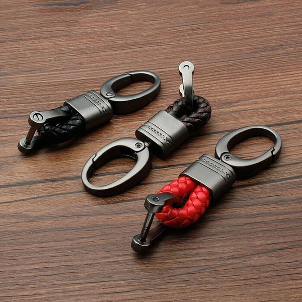 keychains leather rope keychain for car hand woven horseshoe buckle key rings couple auto gift detachable metal luxury chain, Silver
keychains leather rope keychain for car hand woven horseshoe buckle key rings couple auto gift detachable metal luxury chain, Silver