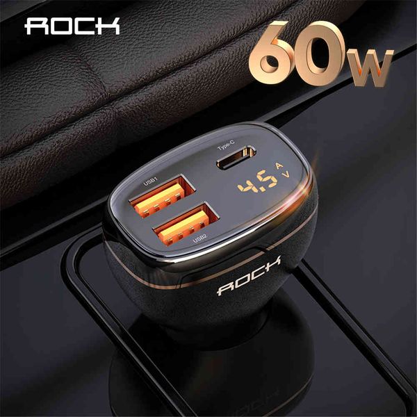 rock 60w 3 port digital display qc4.0 qc3.0 type c pd fast car charging charger for iphone 12 pro max xiaomi samsung
rock 60w 3 port digital display qc4.0 qc3.0 type c pd fast car charging charger for iphone 12 pro max xiaomi samsung