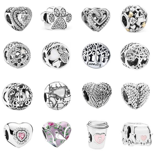 new silver feather star hollow family tree paw print beads suitable for pandora small jewelry bracelet lady diy jewelry, Black
new silver feather star hollow family tree paw print beads suitable for pandora small jewelry bracelet lady diy jewelry, Black
