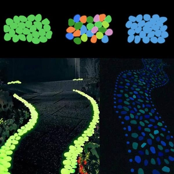 50pcs glow pebbles luminous stone rocks glow in the dark garden pebbles for walkways path patio lawn pool aquarium garden decor
50pcs glow pebbles luminous stone rocks glow in the dark garden pebbles for walkways path patio lawn pool aquarium garden decor