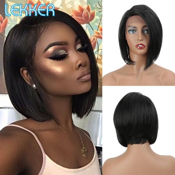 lace wigs lekker short straight part human hair bob wig for black women natural colored brazilian remy burgundy glueless, Black;brown
lace wigs lekker short straight part human hair bob wig for black women natural colored brazilian remy burgundy glueless, Black;brown