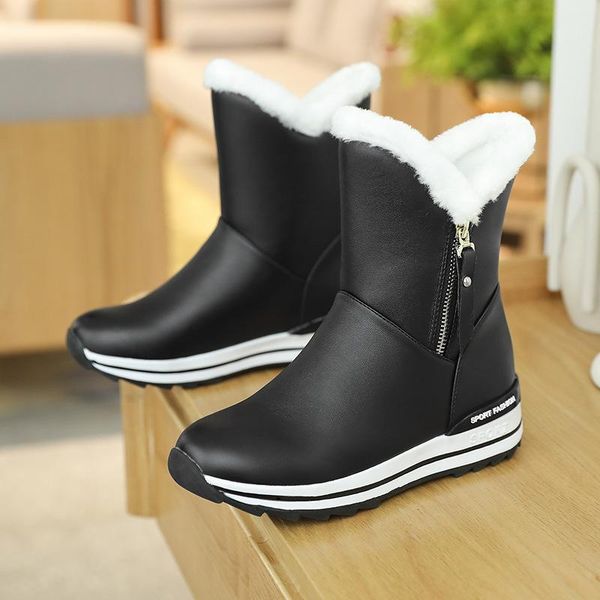 boots women snow shoes warm woman winter thick plush waterproof no-slip mid-calf botas mujer, Black
boots women snow shoes warm woman winter thick plush waterproof no-slip mid-calf botas mujer, Black