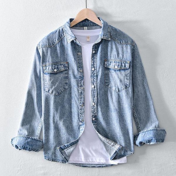 men's casual shirts 2021 denim long sleeve shirt slim fit mens 100% cotton high quality, White;black
men's casual shirts 2021 denim long sleeve shirt slim fit mens 100% cotton high quality, White;black