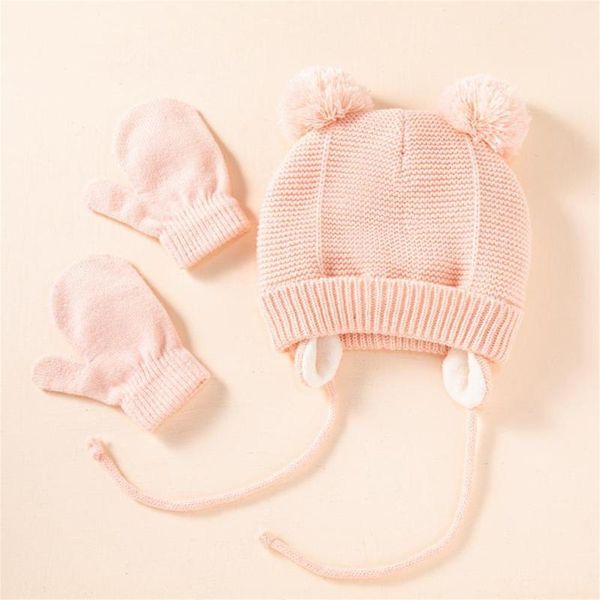 caps & hats 1 set hat gloves boys girls knitted ropes two plush balls for children pour enfants, Yellow
caps & hats 1 set hat gloves boys girls knitted ropes two plush balls for children pour enfants, Yellow