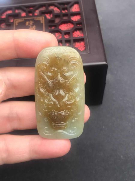 natural hetian a yellow jade pendant necklace unique design square jadeite jade necklace women men jewelry pendants jade gift, Red;blue
natural hetian a yellow jade pendant necklace unique design square jadeite jade necklace women men jewelry pendants jade gift, Red;blue