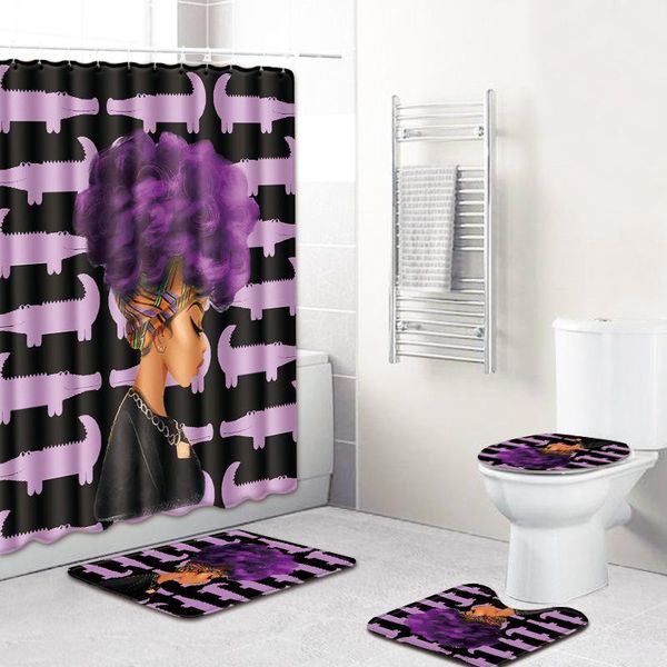 bath mats four-piece bathroom set ethnic style rectangular explosion female polyester fiber shower curtain carpet non-slip foot pad
bath mats four-piece bathroom set ethnic style rectangular explosion female polyester fiber shower curtain carpet non-slip foot pad
