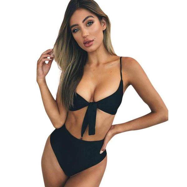 classic chest bow knot tie women bikini swimming wear 2021 padded solid color bandage biquini two piece tankini wearing for sale, White;black
classic chest bow knot tie women bikini swimming wear 2021 padded solid color bandage biquini two piece tankini wearing for sale, White;black
