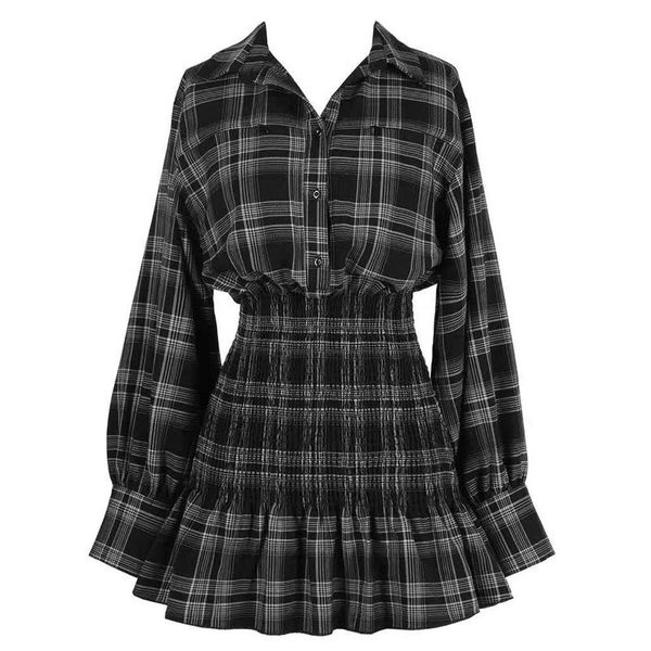 casual dresses retro vintage shirt dress long sleeve plaid printed streetwear gothic turn-down collar button mini punk for party, Black;gray
casual dresses retro vintage shirt dress long sleeve plaid printed streetwear gothic turn-down collar button mini punk for party, Black;gray