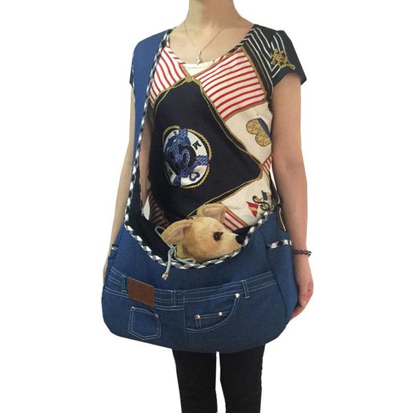 quality denim sling pet dog cat puppy carrier bag single-shoulder slings car seat covers
quality denim sling pet dog cat puppy carrier bag single-shoulder slings car seat covers