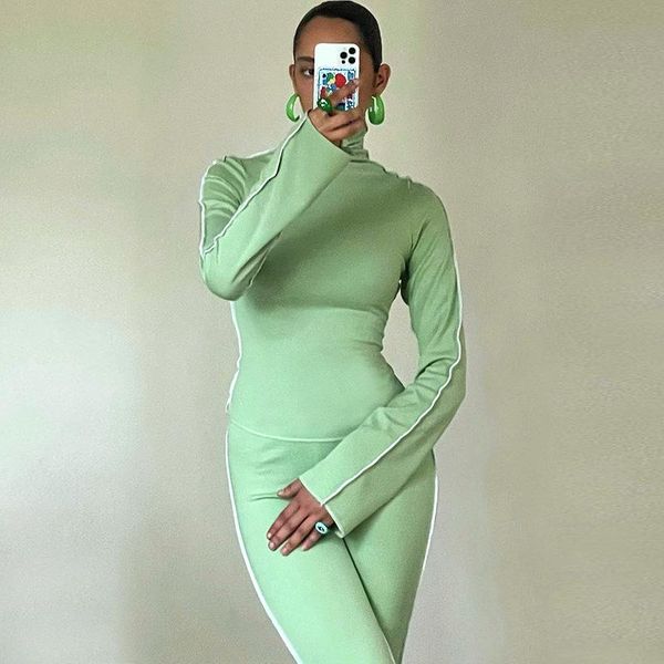 women's two piece pants autumn 2pcs women clothing sets outfits ladies long sleeve o-neck contrast stitch mock neck pullovers high wai, White
women's two piece pants autumn 2pcs women clothing sets outfits ladies long sleeve o-neck contrast stitch mock neck pullovers high wai, White