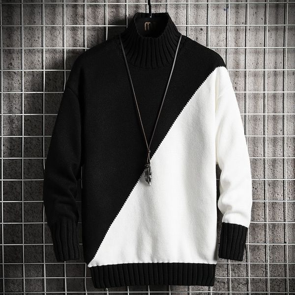 spring autumn mens sweater streetwear hip hop sweater men casual harajuku long sleeve mens clothing mandarin collar sweater men, White;black
spring autumn mens sweater streetwear hip hop sweater men casual harajuku long sleeve mens clothing mandarin collar sweater men, White;black