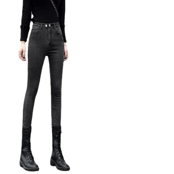 women's jeans spring and autumn fashion high waist casual skinny slim pencil pants, Blue
women's jeans spring and autumn fashion high waist casual skinny slim pencil pants, Blue