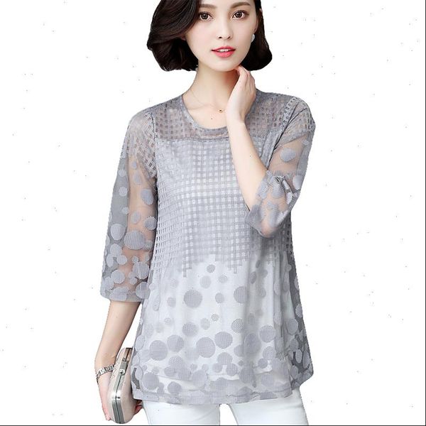 womens blouse shirt spring summer fashion elegant lace and blouses plus size new loose 3 4 sleeve women new, White
womens blouse shirt spring summer fashion elegant lace and blouses plus size new loose 3 4 sleeve women new, White