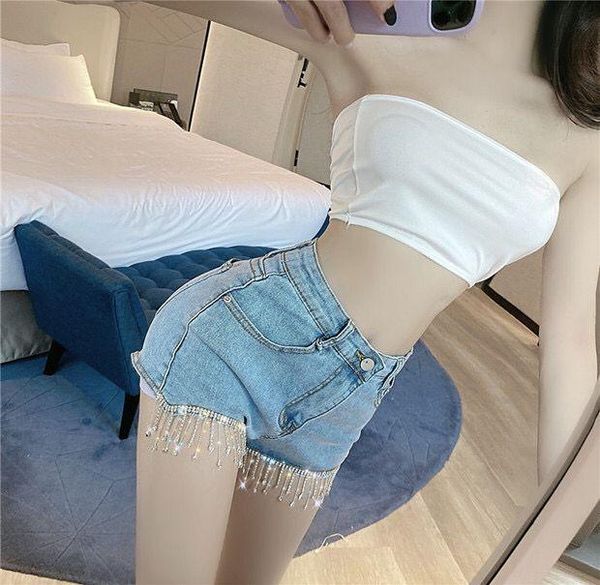 high waist denim shorts female summer 2021 new black slim slimming design sense tassel drill hot, White;black
high waist denim shorts female summer 2021 new black slim slimming design sense tassel drill hot, White;black