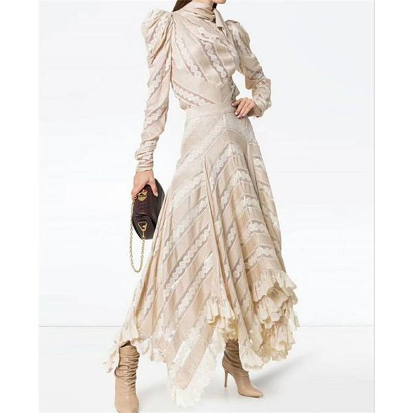 skirts spring and summer heavy work lace embroidery stitching mesh irregular wood ear high waist long a word skirt quality, Black
skirts spring and summer heavy work lace embroidery stitching mesh irregular wood ear high waist long a word skirt quality, Black