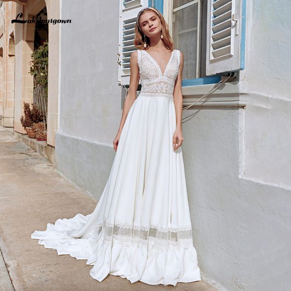 new wedding 2021 v neck boho lace bride chiffon beach bridal gown vestido de novia customized 0vxl, White
new wedding 2021 v neck boho lace bride chiffon beach bridal gown vestido de novia customized 0vxl, White