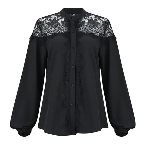 lace blouses shirt new 2021 spring black wear women hollow out lace patchwork long sleeves elegant shirts, White
lace blouses shirt new 2021 spring black wear women hollow out lace patchwork long sleeves elegant shirts, White