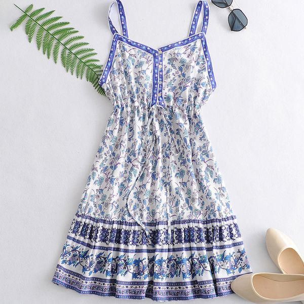 2021 new hippie chic short beach boho floral print mini women dresses sleeveless slip dress summer female vestidos fzb3, Black;gray
2021 new hippie chic short beach boho floral print mini women dresses sleeveless slip dress summer female vestidos fzb3, Black;gray