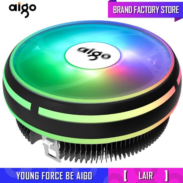 aigo cpu cooler led rgb 120mm cpu cooling fan cooler 4pin pc compute cooling radiator heat sink lga/115x/775/am3/am4 amd
aigo cpu cooler led rgb 120mm cpu cooling fan cooler 4pin pc compute cooling radiator heat sink lga/115x/775/am3/am4 amd