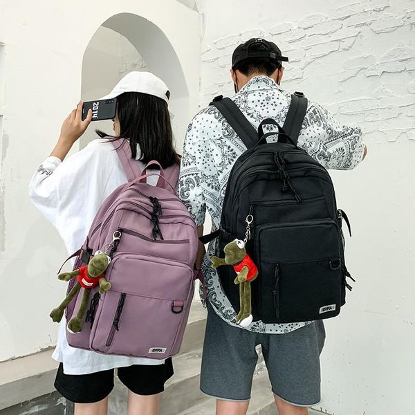 backpack insert buckle waterproof nylon women multi-pocket laplarge capacity student schoolbag
backpack insert buckle waterproof nylon women multi-pocket laplarge capacity student schoolbag