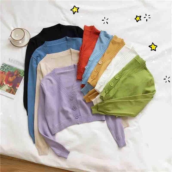 women's knits & tees short high waist sweater women autumn and winter pure color v neck slim fit long-sleeved single breasted knitted 1, White
women's knits & tees short high waist sweater women autumn and winter pure color v neck slim fit long-sleeved single breasted knitted 1, White