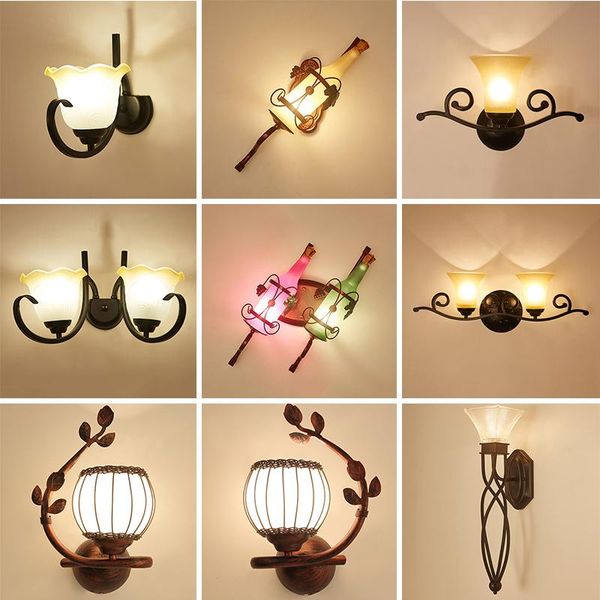 wall lamp american rural bedroom bedside living room creative outdoor corridor el villa
wall lamp american rural bedroom bedside living room creative outdoor corridor el villa