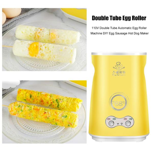 egg boilers 110v automatic roll machine diy non stick double tube sausage dog maker home breakfast omelette
egg boilers 110v automatic roll machine diy non stick double tube sausage dog maker home breakfast omelette