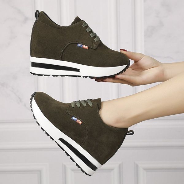 flats shoes women casual lace up high heels female wedges sneakers fashion breathable comfort increase within shoes for women, Black
flats shoes women casual lace up high heels female wedges sneakers fashion breathable comfort increase within shoes for women, Black