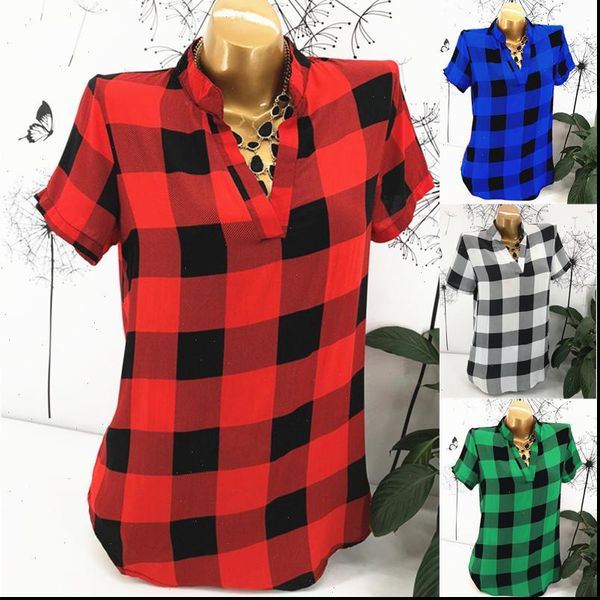 plus size 5xl womens and blouses summer plaid blouse shirt women fashion chiffon clothes boho blusas feminina casual, White
plus size 5xl womens and blouses summer plaid blouse shirt women fashion chiffon clothes boho blusas feminina casual, White