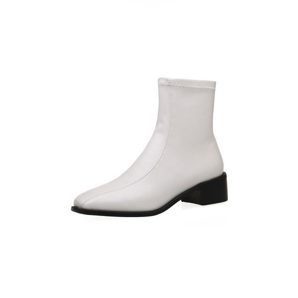 2021 New Classic Black White Ankle Boots for Women Block High Heel Short Boots Lady Shoes Woman Autumn Spring Large Size 40
2021 New Classic Black White Ankle Boots for Women Block High Heel Short Boots Lady Shoes Woman Autumn Spring Large Size 40