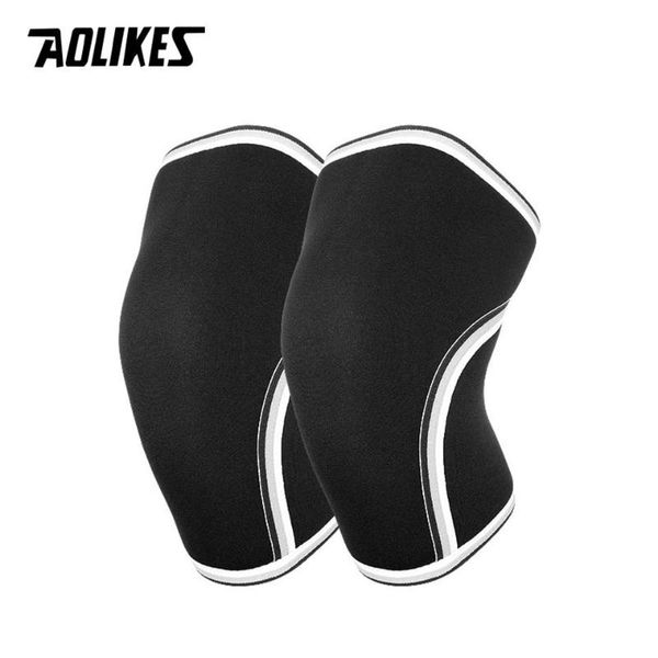 elbow & knee pads aolikes professional 7mm neoprene sports kneepads compression weightlifting pressured crossfit training supports, Black;gray
elbow & knee pads aolikes professional 7mm neoprene sports kneepads compression weightlifting pressured crossfit training supports, Black;gray
