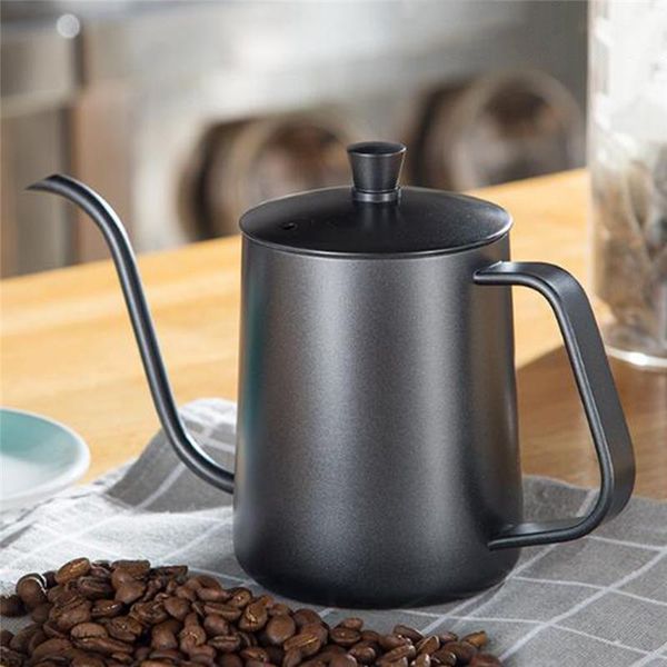 coffee pots drip kettle 350ml 600ml tea pot teflon non-stick grade stainless steel gooseneck swan neck thin mouth
coffee pots drip kettle 350ml 600ml tea pot teflon non-stick grade stainless steel gooseneck swan neck thin mouth