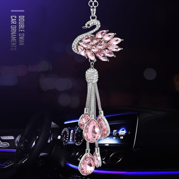 interior decorations bling diamond car hanging accessories crystal swan charms for rear view mirror woman decoration
interior decorations bling diamond car hanging accessories crystal swan charms for rear view mirror woman decoration