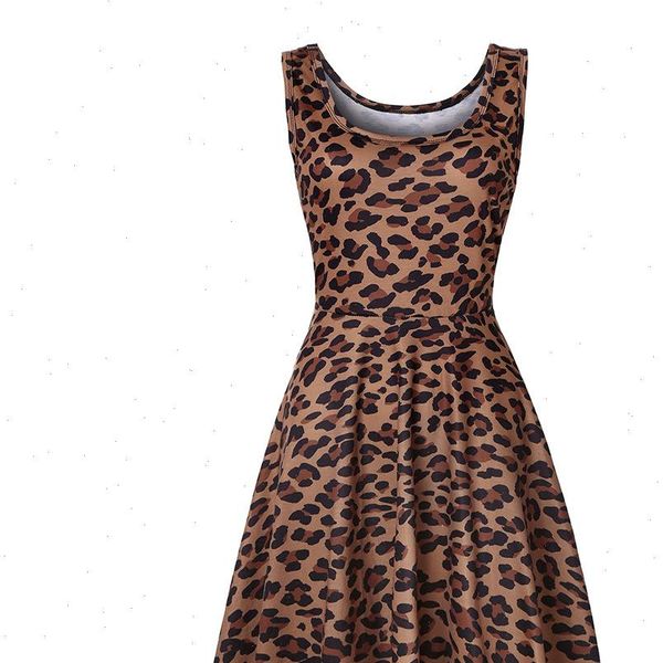 summer dress casual beach sundress womens sleevelesss leopard snake a line mini dress new female vintage floral printed dresses, Black;gray
summer dress casual beach sundress womens sleevelesss leopard snake a line mini dress new female vintage floral printed dresses, Black;gray