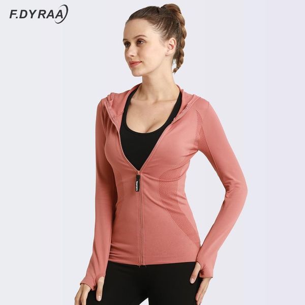running jackets women sport jacket zipper yoga coat clothes quick dry fitness hoodies thumb hole sportwear gym workout hooded top, Black;red
running jackets women sport jacket zipper yoga coat clothes quick dry fitness hoodies thumb hole sportwear gym workout hooded top, Black;red