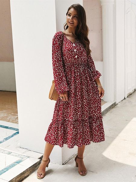 casual dresses spring dress women floral print long sleeve bohemian high waist cotton for v neck button lady vestidos, Black;gray
casual dresses spring dress women floral print long sleeve bohemian high waist cotton for v neck button lady vestidos, Black;gray