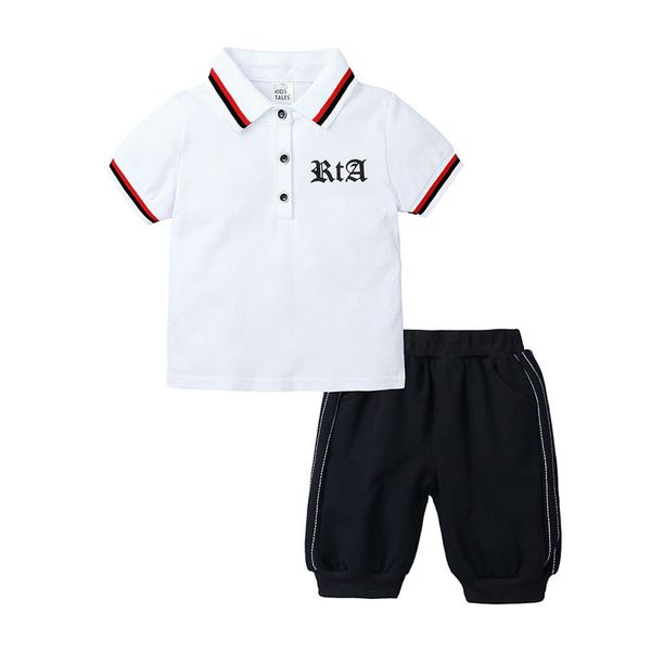 2021 new casual kids boys sports suit summer boy sets cotton short sleeve +shorts 2 pcs children clothes 2-6years dzdd, White
2021 new casual kids boys sports suit summer boy sets cotton short sleeve +shorts 2 pcs children clothes 2-6years dzdd, White