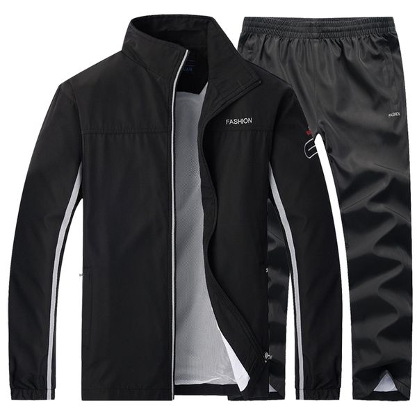 men's set spring autumn mesh liner tracksuit set men sportswear 2 piece sets jacket+pants sweatsuit male sporting fitness sets, Gray
men's set spring autumn mesh liner tracksuit set men sportswear 2 piece sets jacket+pants sweatsuit male sporting fitness sets, Gray
