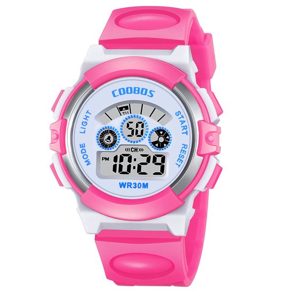 digital electronic luminous wristwatch 30m waterproof children's watches pin buckle sport watch for boys and girls, Slivery;brown
digital electronic luminous wristwatch 30m waterproof children's watches pin buckle sport watch for boys and girls, Slivery;brown