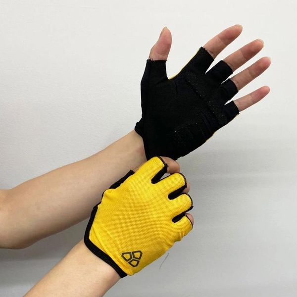 cycling gloves half finger mtb summer breathable bicycle, Black 
cycling gloves half finger mtb summer breathable bicycle, Black