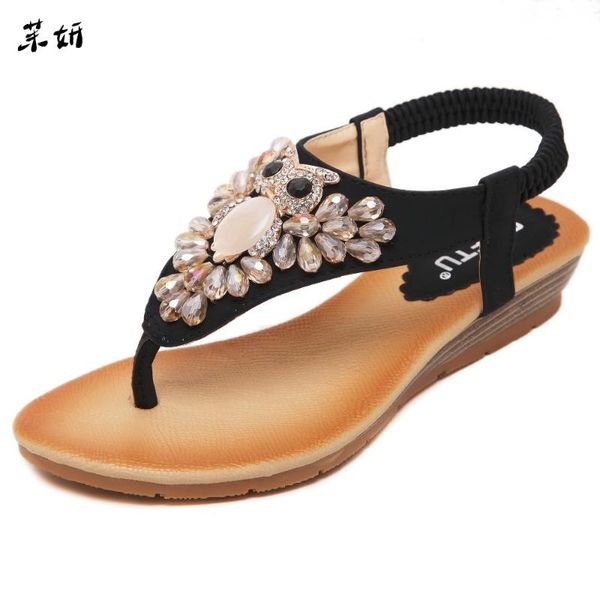 dress shoes 2021 summer women rhinestone string bead wedge sandals gladitor plus size 34-40, Black
dress shoes 2021 summer women rhinestone string bead wedge sandals gladitor plus size 34-40, Black
